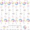 Transparent Bubble Garlands Mermaid Party Decoration Colored Flat